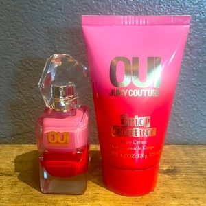 Juicy couture OUI Perfume and lotion combo